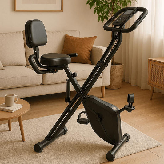 Vélo d’Appartement 4-en-1 Pliable – FitnessPAM™